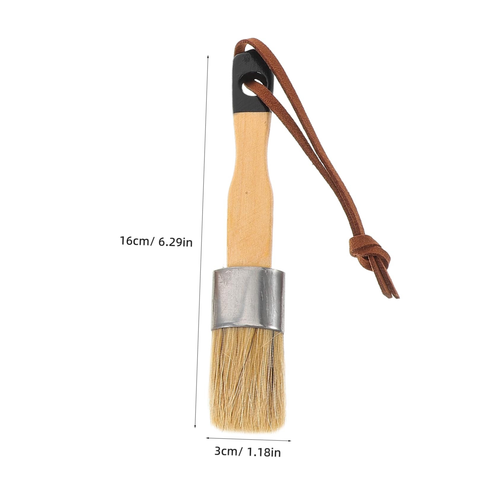 POPETPOP 2 Series Juego De Pinceles House Sloan Brushes Kit para Teñir Tizas para Interiores Manualidades Oscuras Pintura Mate Pincel para Muebles Pincel Redondo para 3 Piezas*2