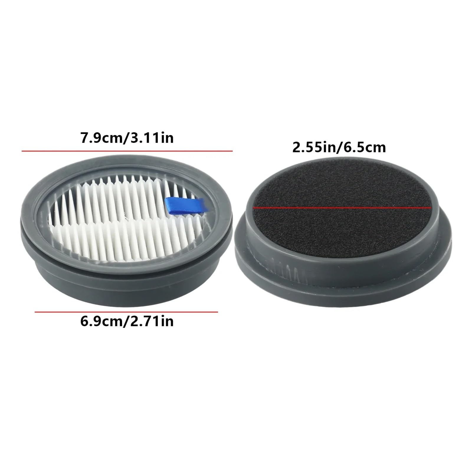 Lot de 1 filtre de rechange pour aspirateur sans fil