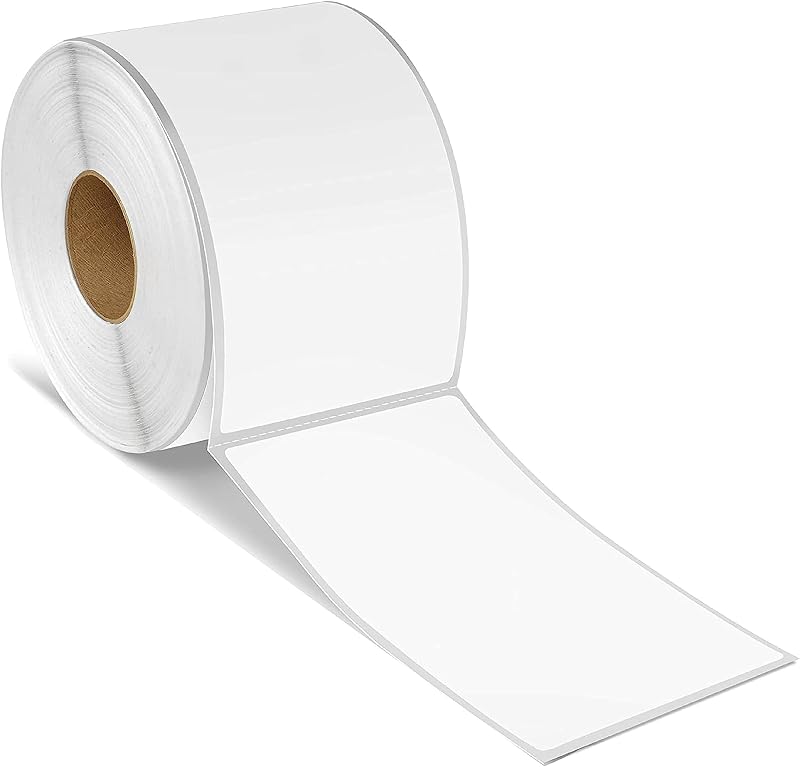 2.25" X 4" Direct Thermal Labels (3500 Count, 10 Rolls) | Shipping and Return Address Postage Labels for Small Packages - Compatible With Zebra and Rollo Printers - Spartan Industrial
