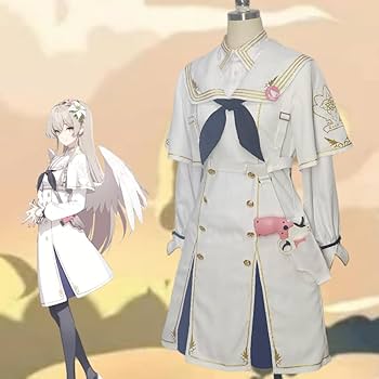 Amazon.co.jp: [エルフ森林] 桐藤ナギサ コスプレ 衣装 ブルー