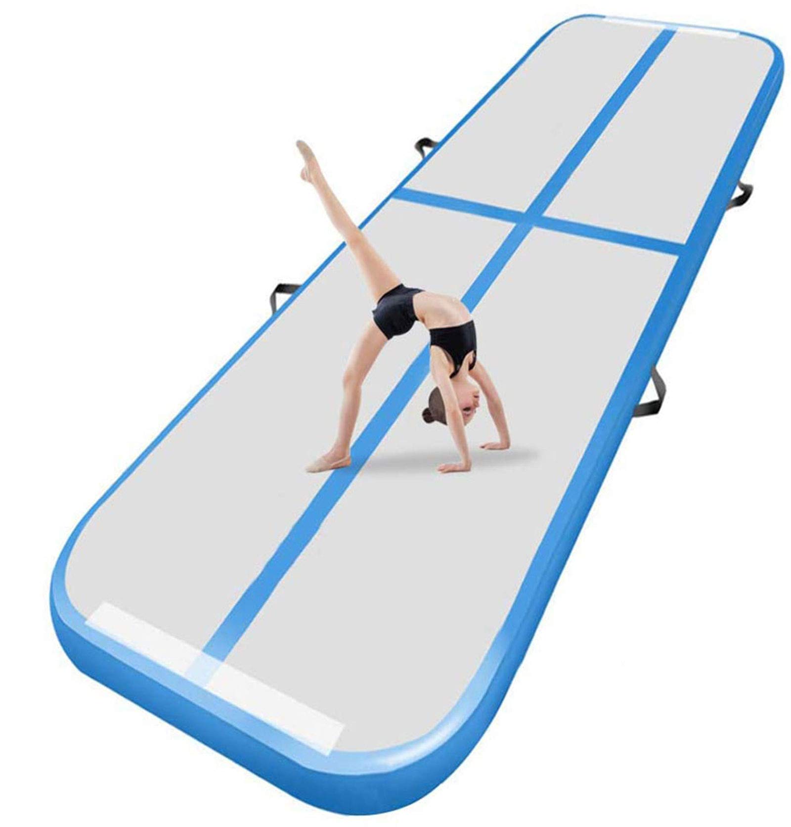 Tappetino Gonfiabile Da Ginnastica AWSUM - 2m X 1m, Con Pompa, Per Allenamento E Yoga - Foto 7