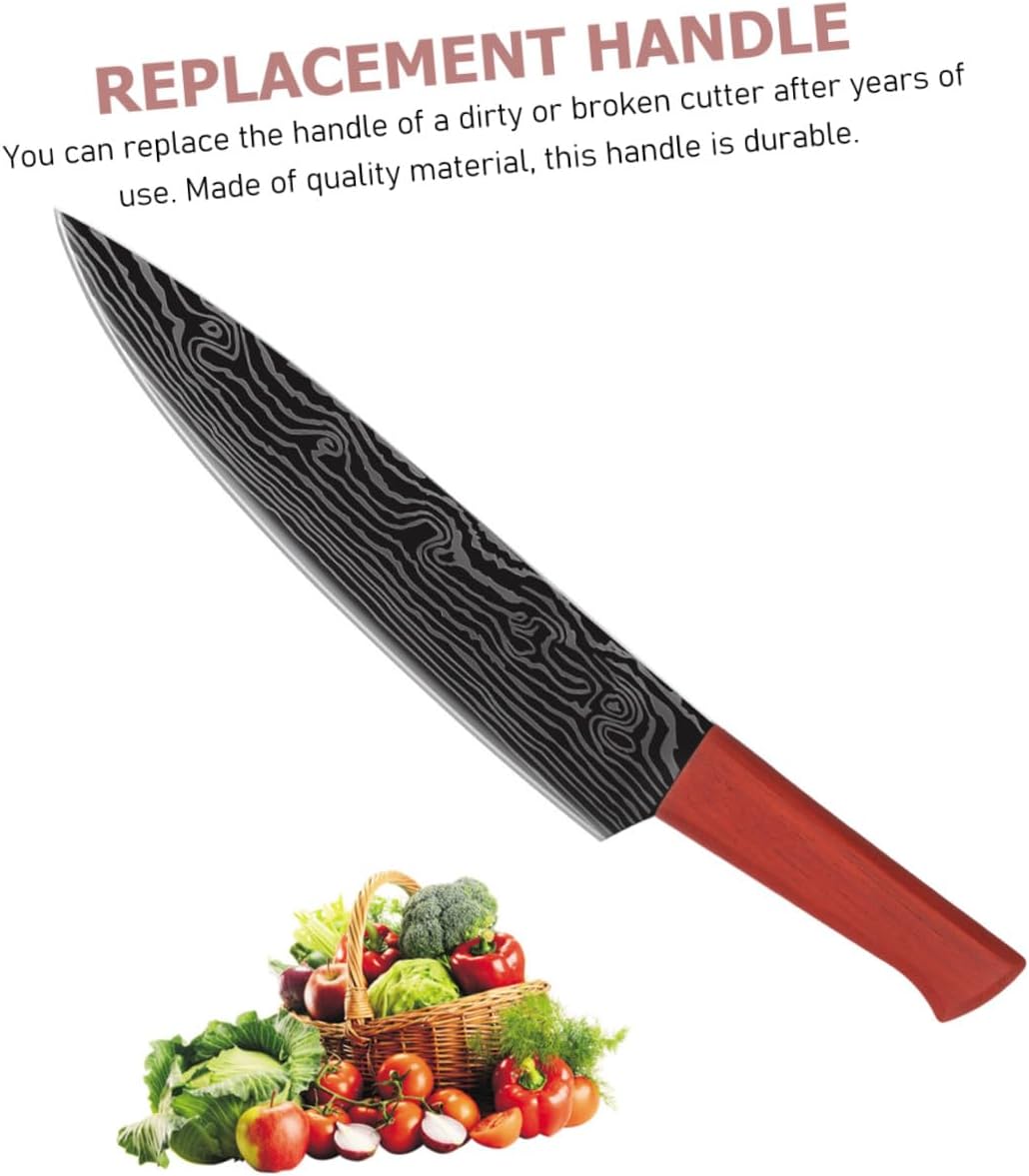 Cabilock 3sets Kitchen Knife Handle Cutter Grip Replacement Material Non-Slip Design Sturdy Construction