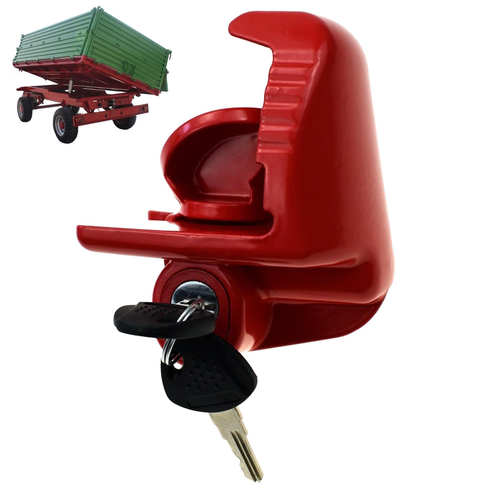 Blocco del gancio di traino, Blocco del gancio di traino - Blocco gancio regolabile,Lucchetto per, per rimorchi, lucchetto antifurto per barche, automobili,