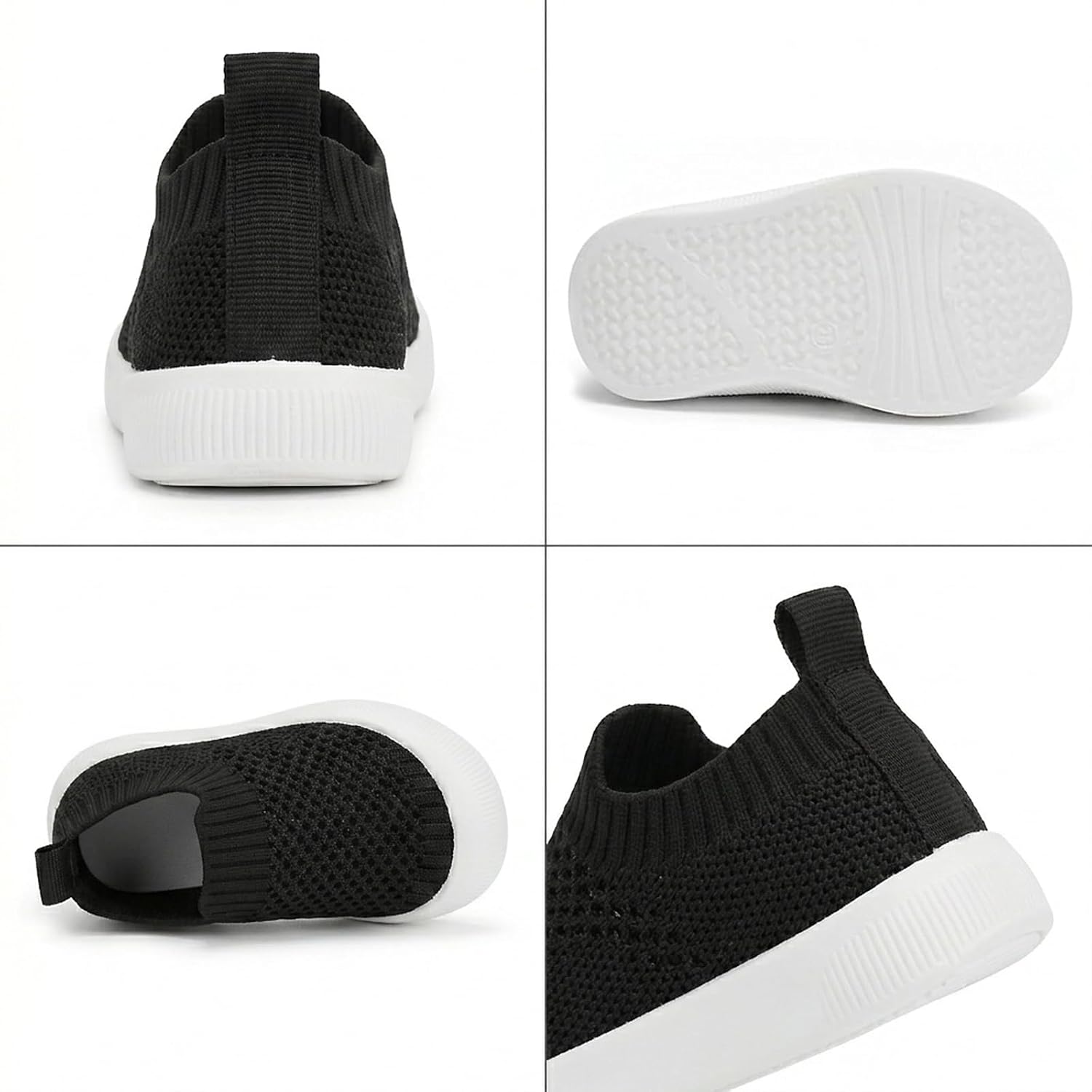 Baby Toddler Shoes Boys Girls First Walking Infant Sneakers Slip on Breathable Non-Slip Sock Shoes for 6-36 Months 2-3 Years Babies