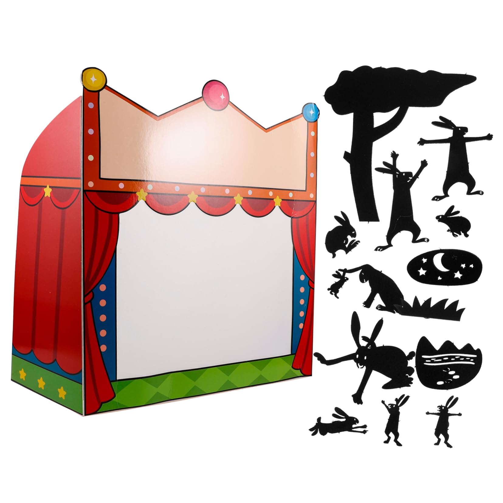 Sosoport Kit De Marionnettes à Ombres Chinoises Soi-même Kit De Fabrication De Marionnettes à Ombres Chinoises Théâtre Pour Garçon Fille