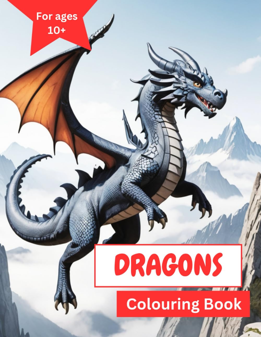 Dragons Colouring Book: 21 Beautiful Illustrations to Enjoy Hours of Pleasure and Stress Relief (Amazing Colouring Books)