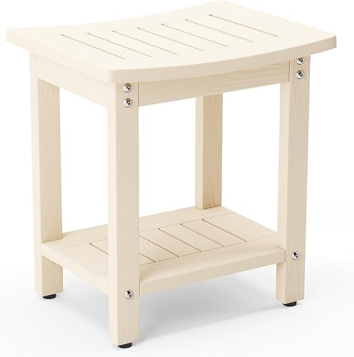 LUE BONA Banco de ducha de polietileno, taburete de ducha negro para ducha interior, impermeable, taburete de ducha de baño, spa, taburete de pie LUE BONA Banco de ducha de polietileno, taburete de ducha negro para ducha interior, impermeable, taburete de ducha de baño, spa, taburete de pie