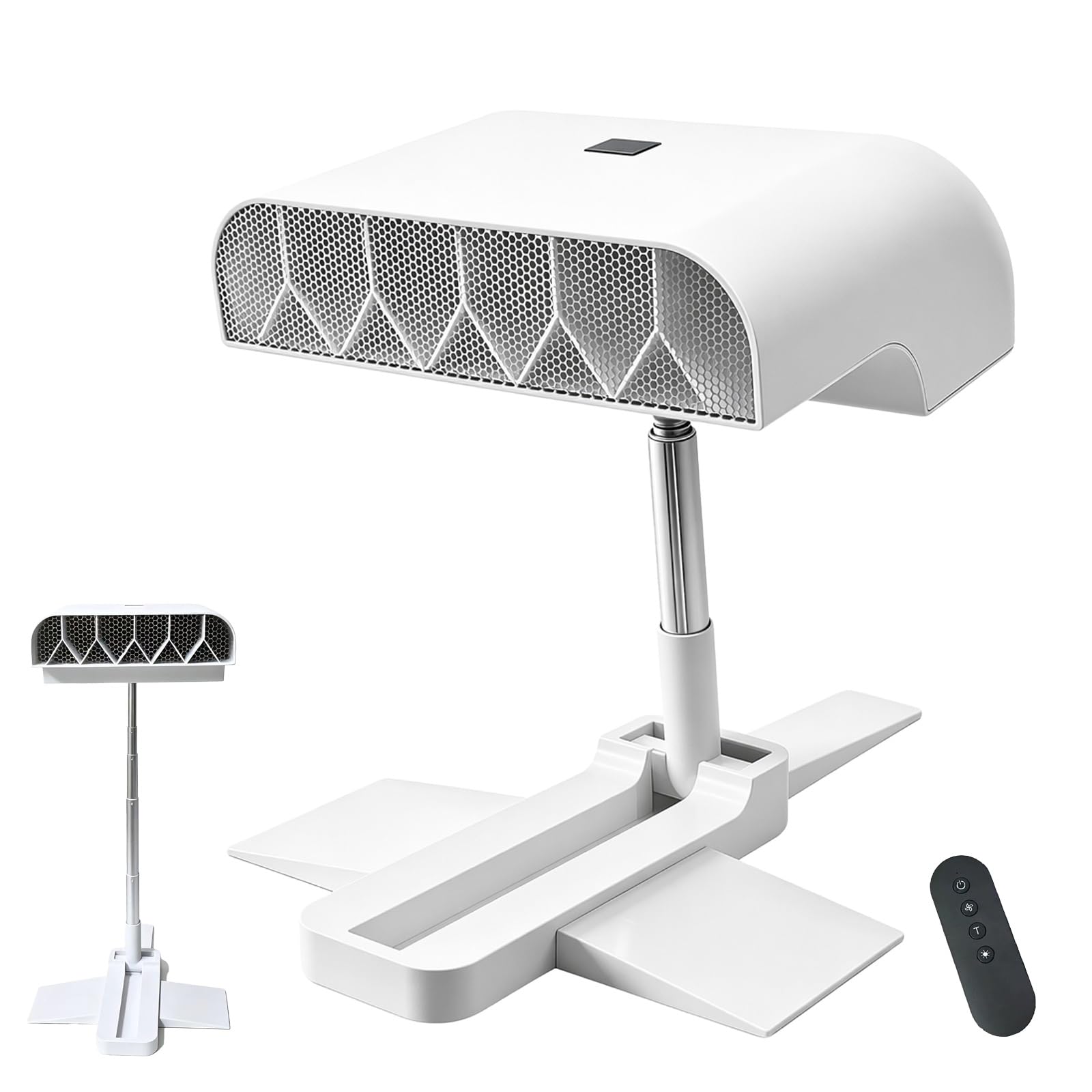 Ventilador de cama bajo las sábanas con altura ajustable y 5 velocidades silenciosas
