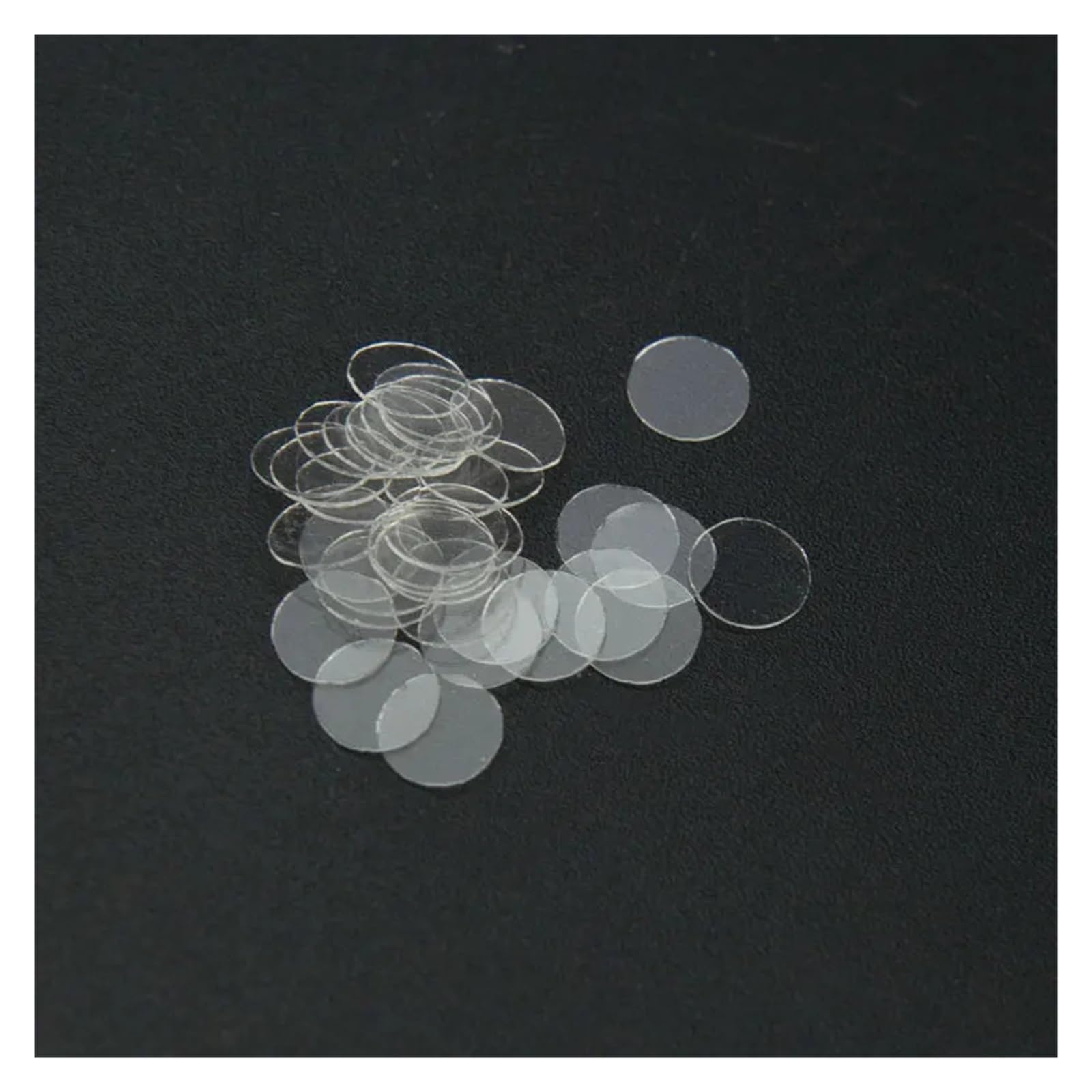 3 mm, 4 mm, 5 mm, 6 mm, 8 mm, runde Mikroskop-Objektträger-Abdeckgläser, leere Objektträger, Deckglas, Dicke 0,13–0,17 mm, 100 Stück(3mm)