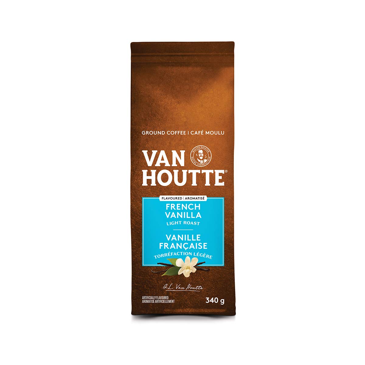 Buy Van Houtte French Vanilla Light Ground Coffee, 340g/12oz