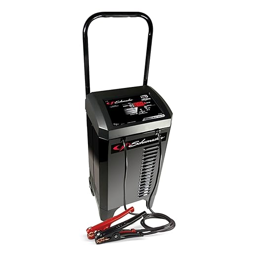 Schumacher Electric Wheeled 6A Car Battery Charger and 200A Engine Starter, 6-in-1 Solution, Battery Maintainer, 40A Boost, SC1309, for 6V/12V Power Sport, Automotive, and Marine Batteries