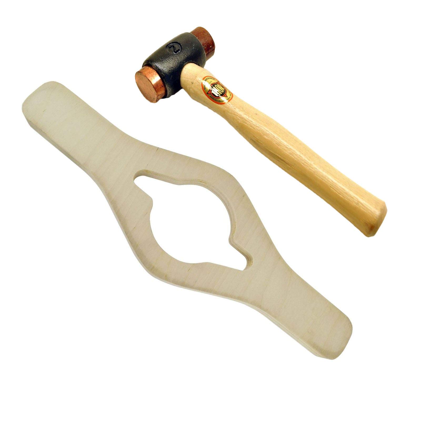 AB Tools MG Riley Wire Wheel Knock On Spinner Saver & Copper Hide Thor Hammer