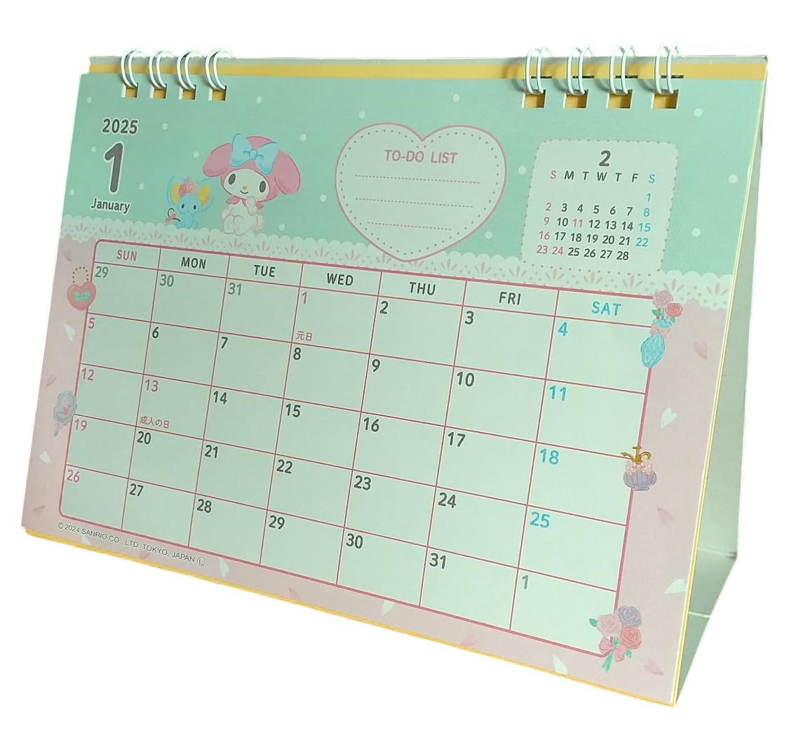 Amazon | カレンダー 2025年 卓上カレンダー キャラクター マイ
