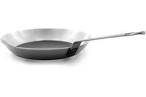 Bourgeat Black Steel Round Frying Pan