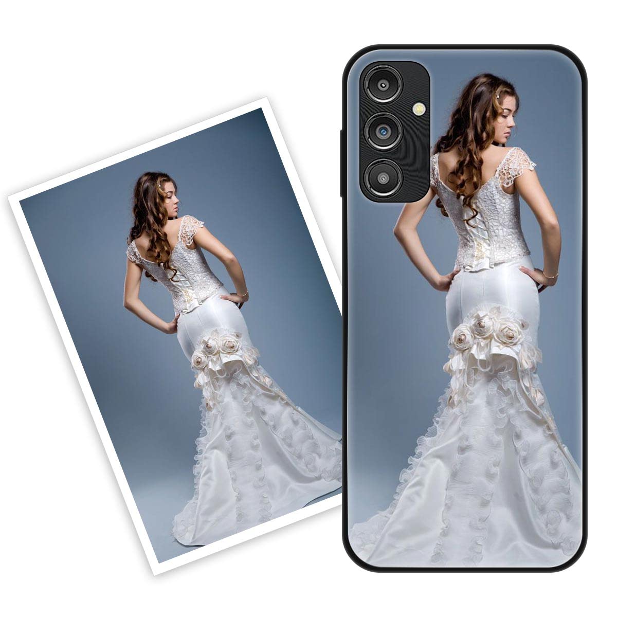 Cover Personalizzata Per Honor X20 Con Foto E Testo - Custodia In Vetro Temperato E Bordo TPU - Regalo Unico