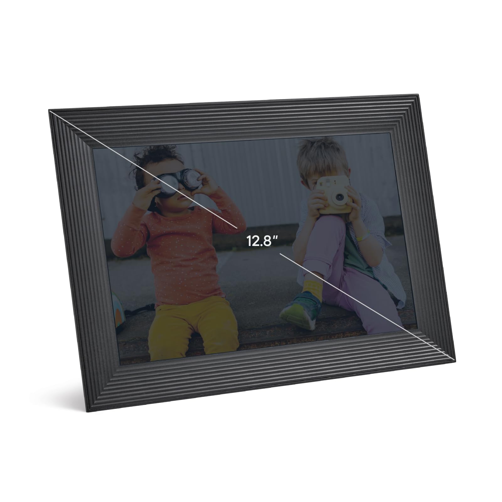 Aura Digital Picture Frame - 10.1" HD Mat Display | Wirecutter's Best Digital Frame for Gifting | Text Photos Directly to Your Frame from Anywhere | Quick & Easy Setup Over WiFi - Free App | No Fees: 10" - Gravel