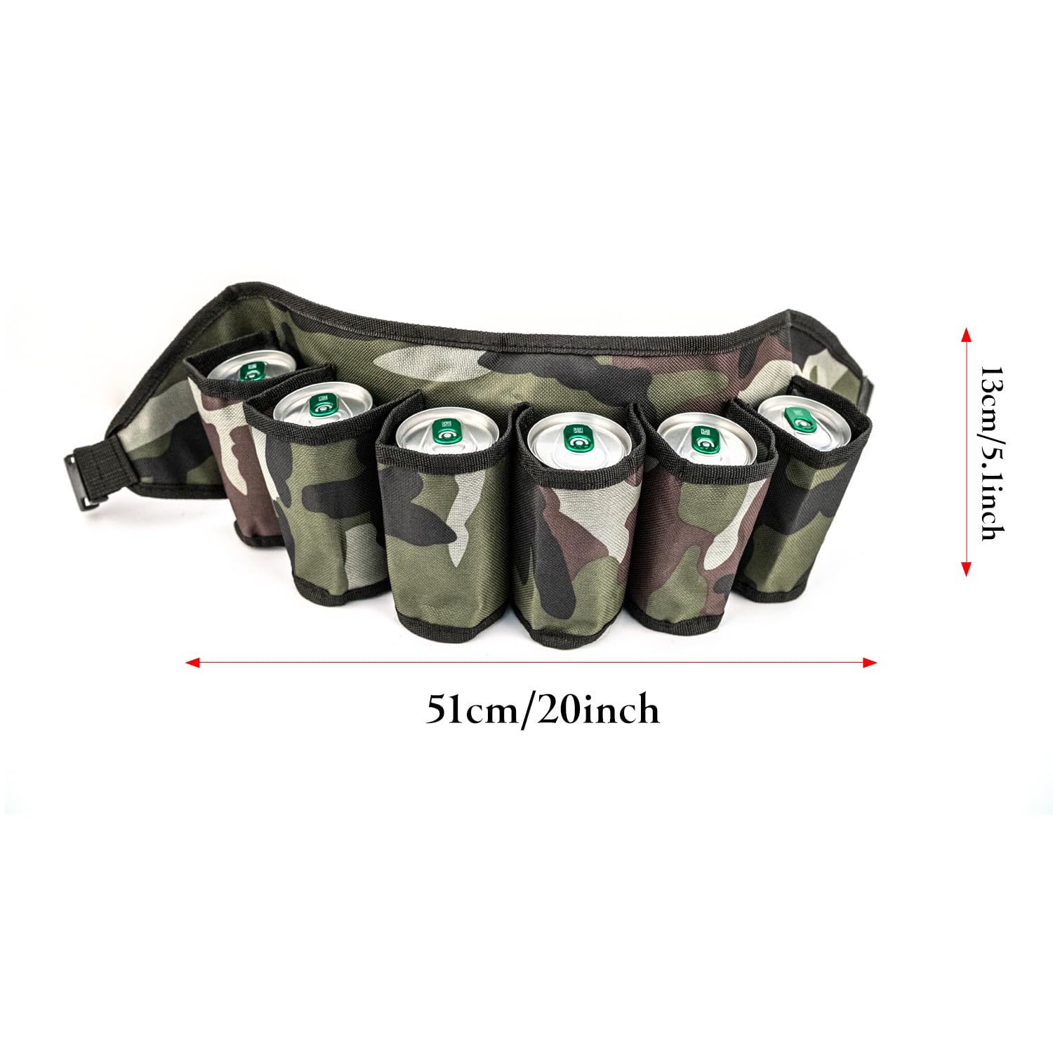 Cinturón de cerveza, bolsa de cinturón de cerveza y bebida, bolsa de almacenamiento de cintura, cinturón de cerveza, soporte de cinturón de cerveza de tela Oxford