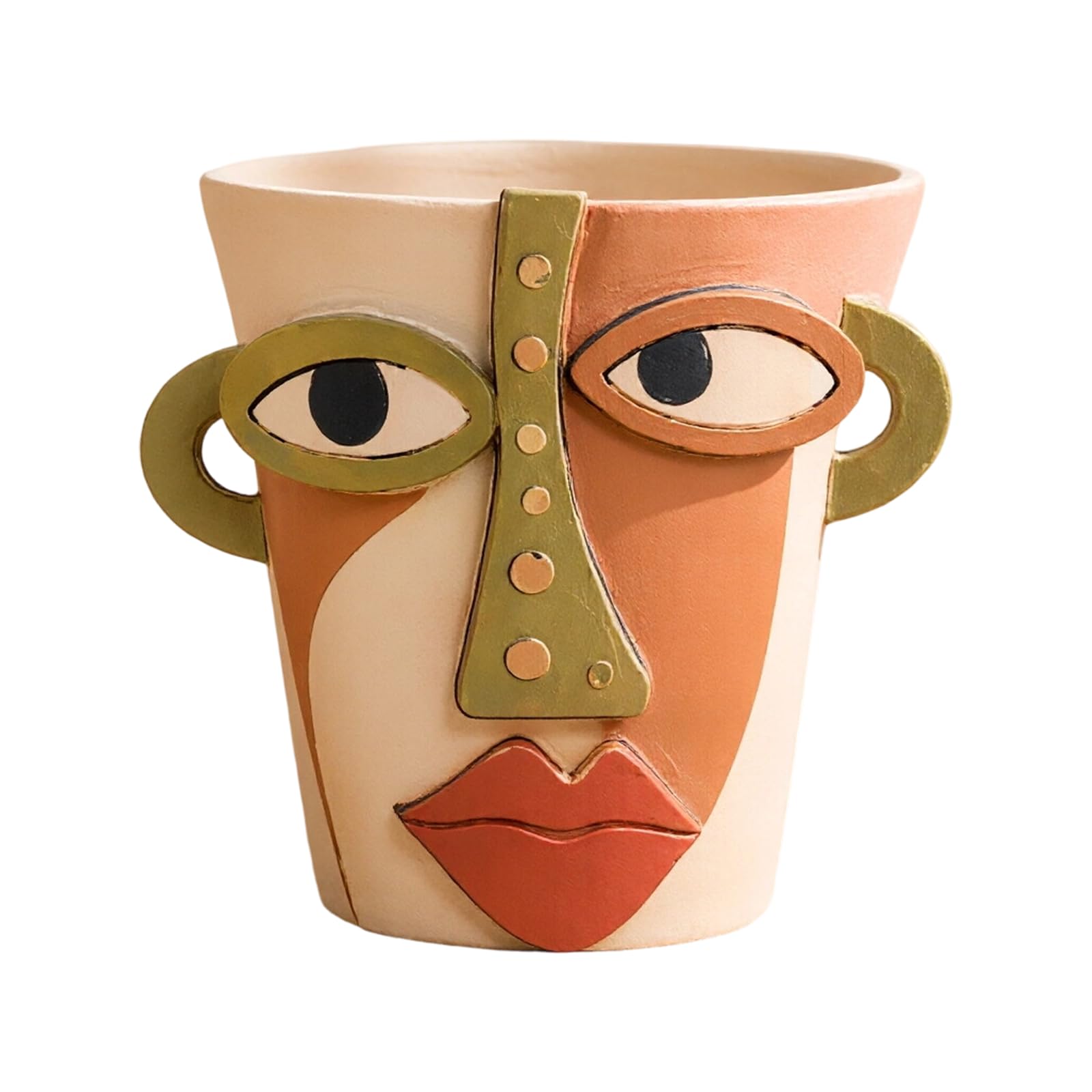 Piceioep Minimalists Artistic Face Planter Pots Funny Face Flower Pots for Indoor Plant Fits Various Decor Themes Funny Flower