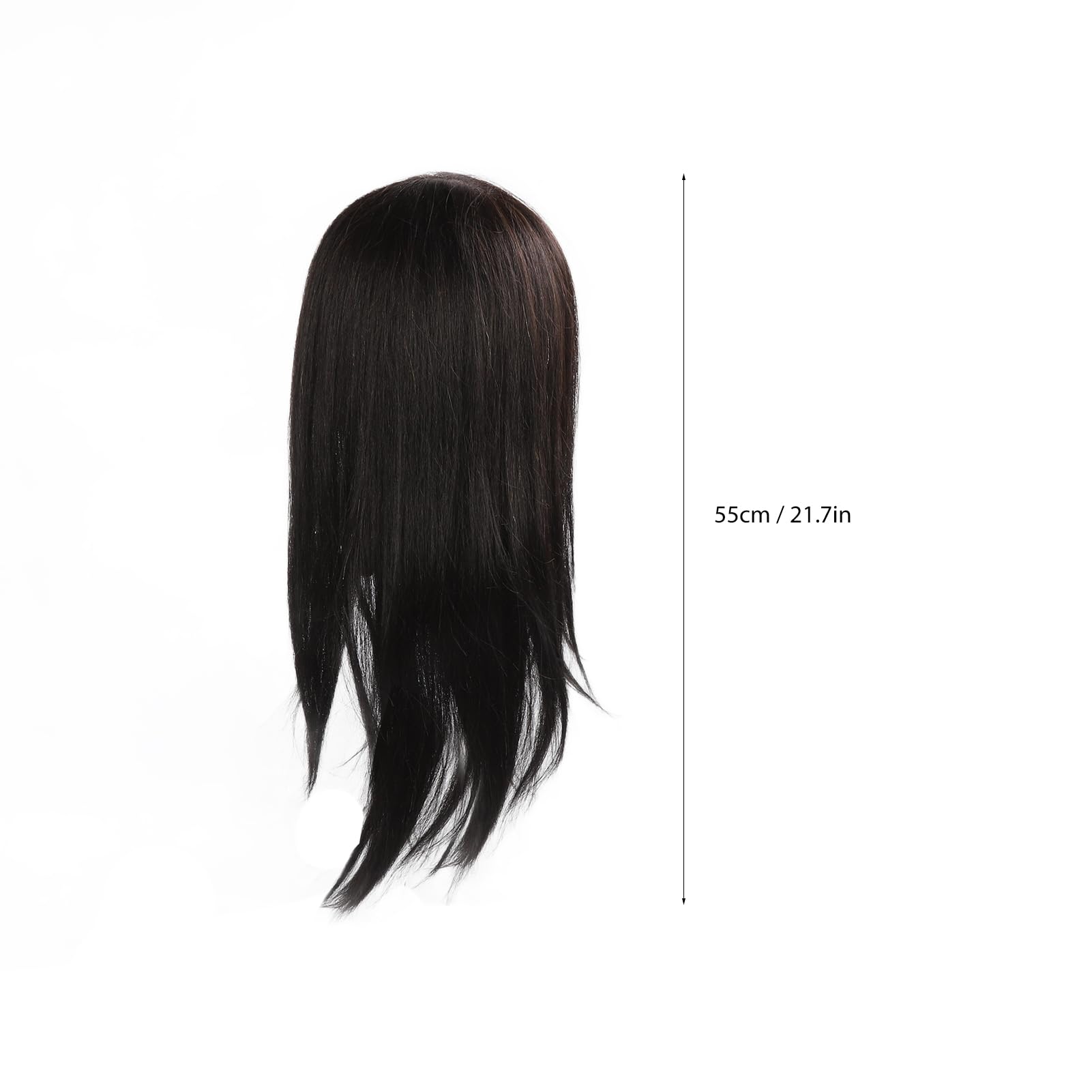 Yinhing Manichino Capelli 55cm Capelli Veri Misti Orecchie Grandi