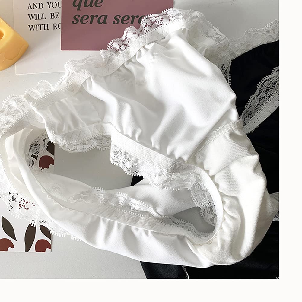 Joyralcos Japanese Lolita Bikini Panties Sexy Anime Briefs for Women Maid Cosplay Lingerie Panty: 8 Classic Briefs