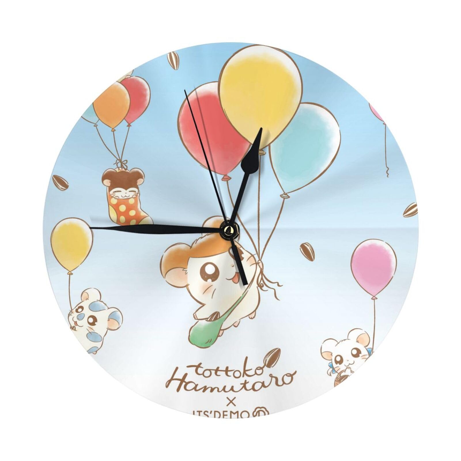 Amazon.co.jp: とっとこハム太郎 掛け時計 壁掛け時計 静音ウォール