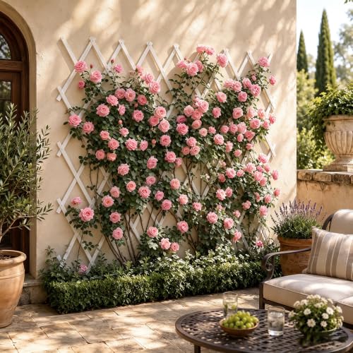 Image of Expandable Garden Trellis, 38 inchx89 inch Trellis for Climbing Plants Outdoor
