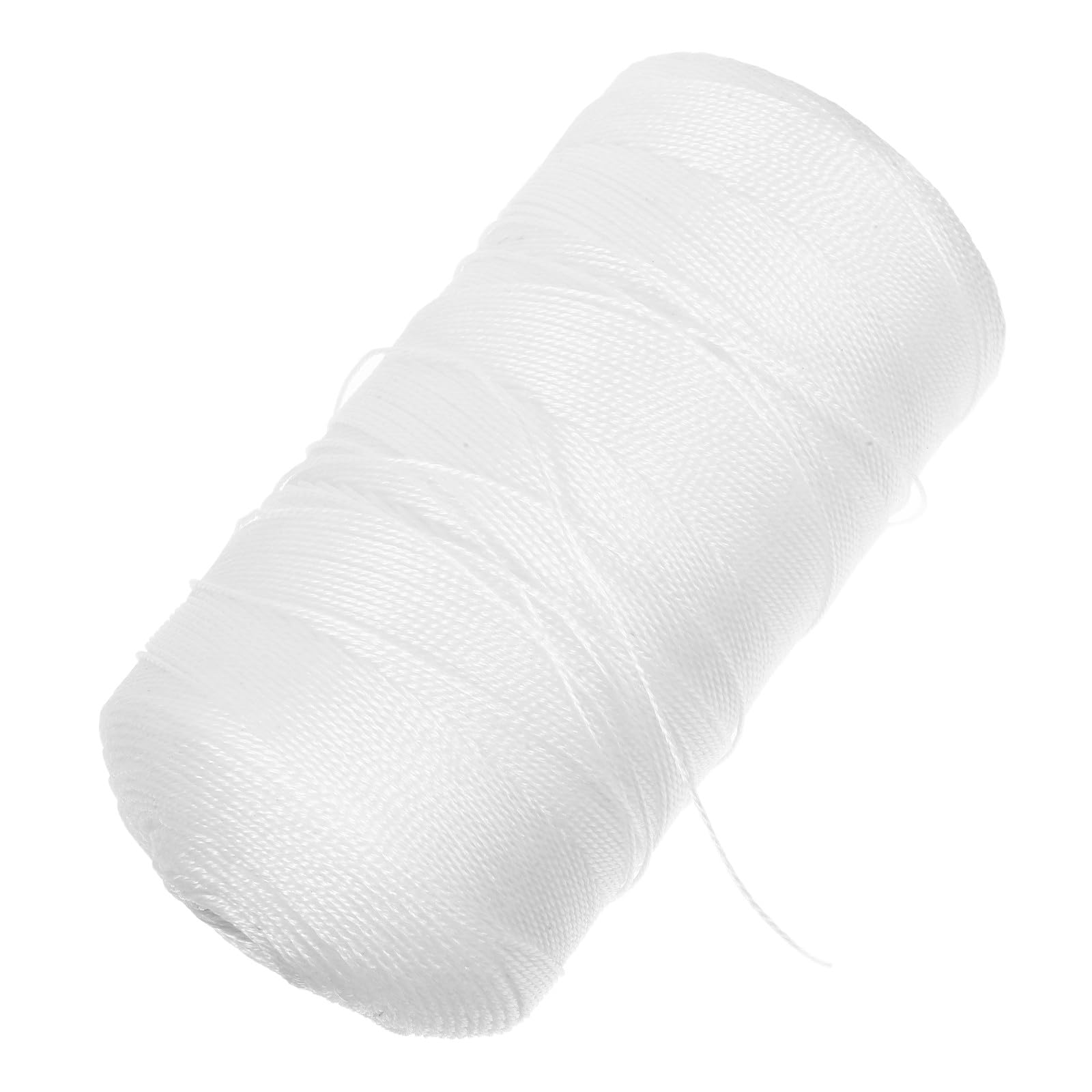 Gadpiparty Ficelle de Jardinage Résistante en PE, Cordelette Multi-Usage pour Plantes Grimpantes, Haute Résistance à l'usure, 1 Rouleau Blanc, pour Treillage et Bateau