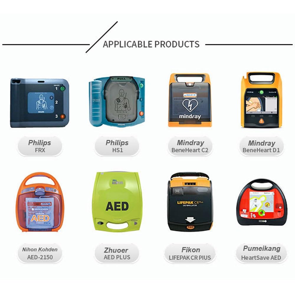 Armario para DEA con Alarma, Caja de Seguridad para Desfibrilador de Pared & Botiquín de Primeros Auxilios para Oficinas, Residencias y Áreas Públicas