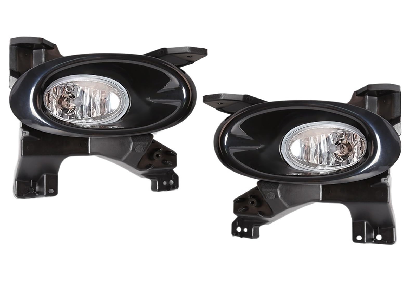 Światła przeciwmgielne LED do Honda City 2009-2011, halogenowy blok optyczny z osłoną i kablem 12 V, akcesoria w zestawie.