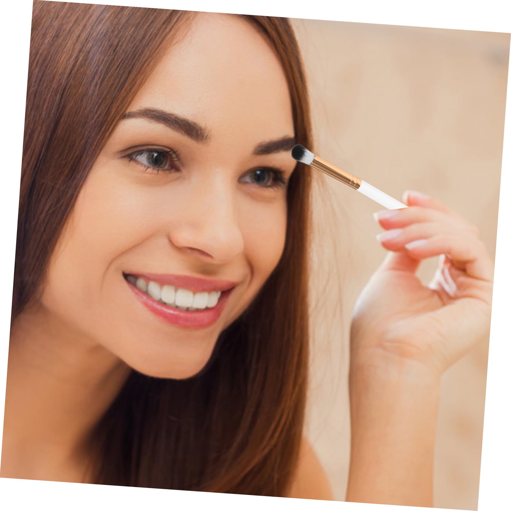 HAKIDZEL Essential Makeup Brush Set for Women 10pcs Eye Shadow Contour and Concealer Brushes Soft Sturdy Comfortable Grip for