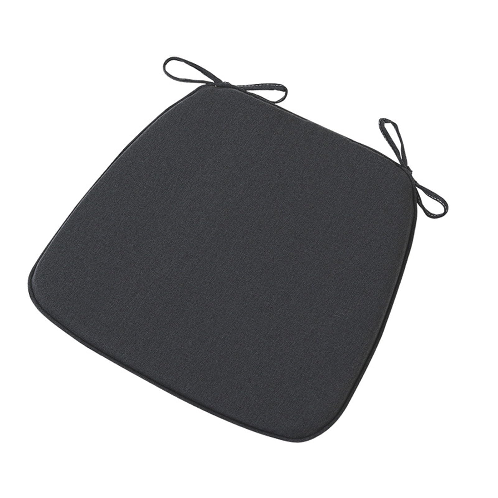 Coussins De Galette De Chaise 42X45 Cm Galette De Chaise Dehoussable, avec Inserts Antidérapants - pour Tous Les Types De Chaises - pour L'intérieur Et L'extérieur,Noir,4Pcs
