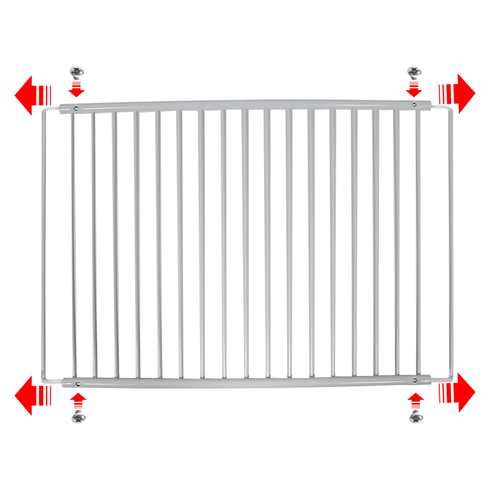 Sparefixd Mensola In Vetro Per Frigorifero E Congelatore - 445 Mm X 290 Mm - Ricambio Compatibile BAUMATIC E Altri (RAN42149034008)