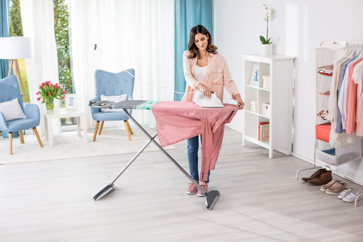 Vileda Park & Go Ironing Board Plus, Metal, Blue and Grey, 172 x 8.5 x 44,5