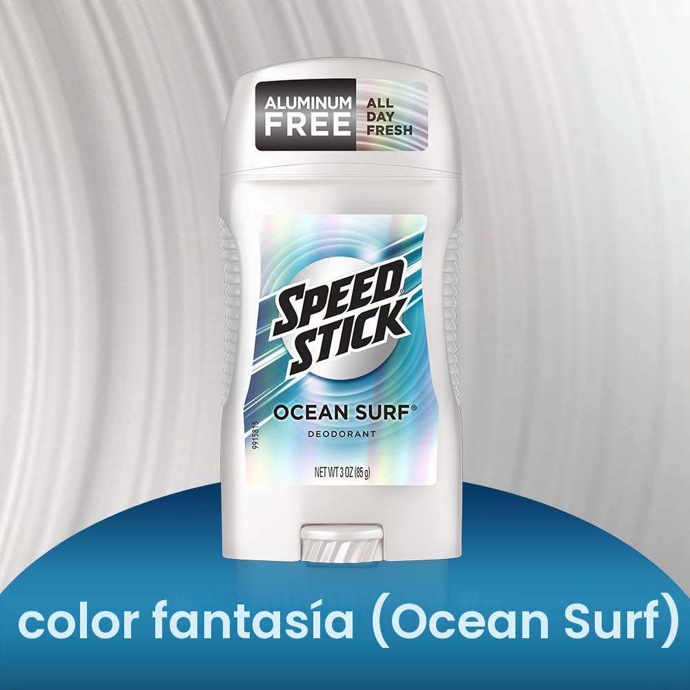 Speed Stick Deodorant, Ocean Surf, 3-Ounce Sticks (Pack Of 6) by Mennen