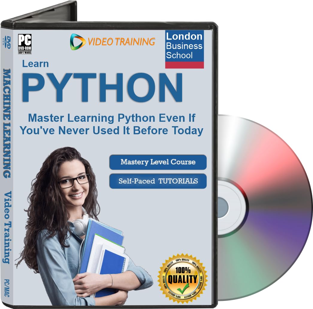 Mastering PYTHON Training Tutorial Video DVD – Fast Learning Self-Paced Tutorial High Quality Training Videos with Examples – Affiliation with…
