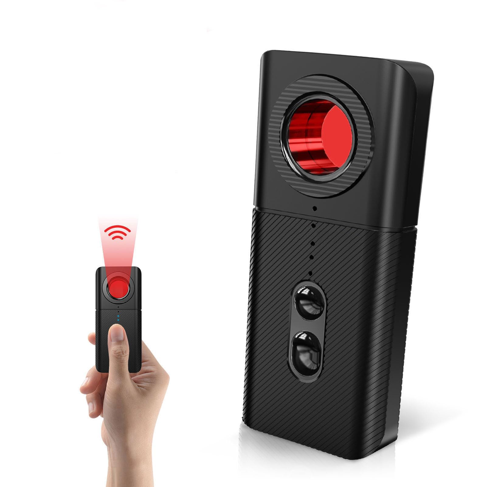 Hidden Camera Detectors Anti Spy Camera Finder Camera Detector RF Signal Scanner GPS Car Tracker Listening Devices Detector Portable Rechargeable for Travel,Car, Bathroom,Office, Hotel