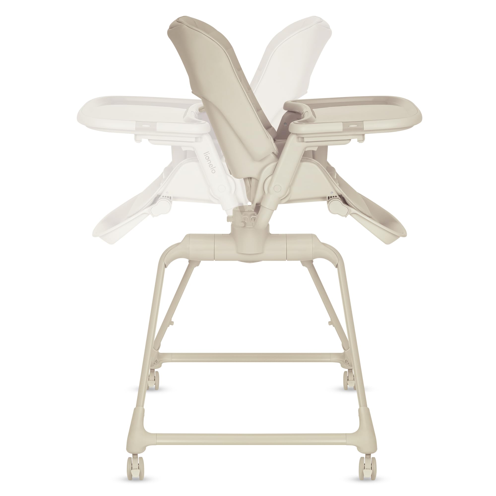 Lionelo Maddie Set Trona Bebé Evolutiva Multifunción 3 en 1, gira 360°, Hamaca Reclinable y Función Cuna con Ruedas, Arnés 5 Puntos, Limpieza Fácil, Plegable y Compacta, desde Nacimiento, 0–36 Meses