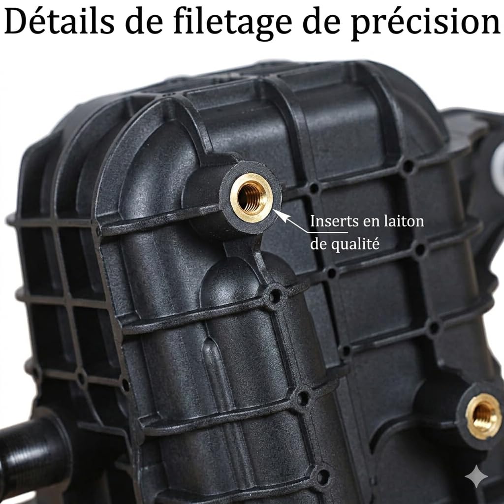 Boîtier de Refroidisseur EGR avec Joint – Compatible avec Peugeot 308 508 3008 5008 Expert Boxer Traveller/Citroën C4 C5 / Ford Mondeo S-MAX – Réf. 9807593080 – Aluminium Zinc Durable
