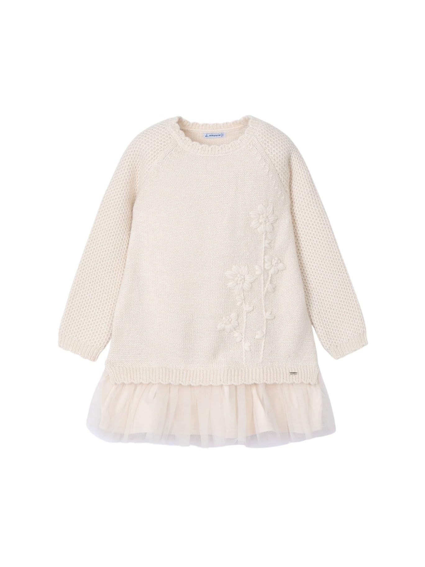 Mayoral Vestido Tricot Combinado para niña