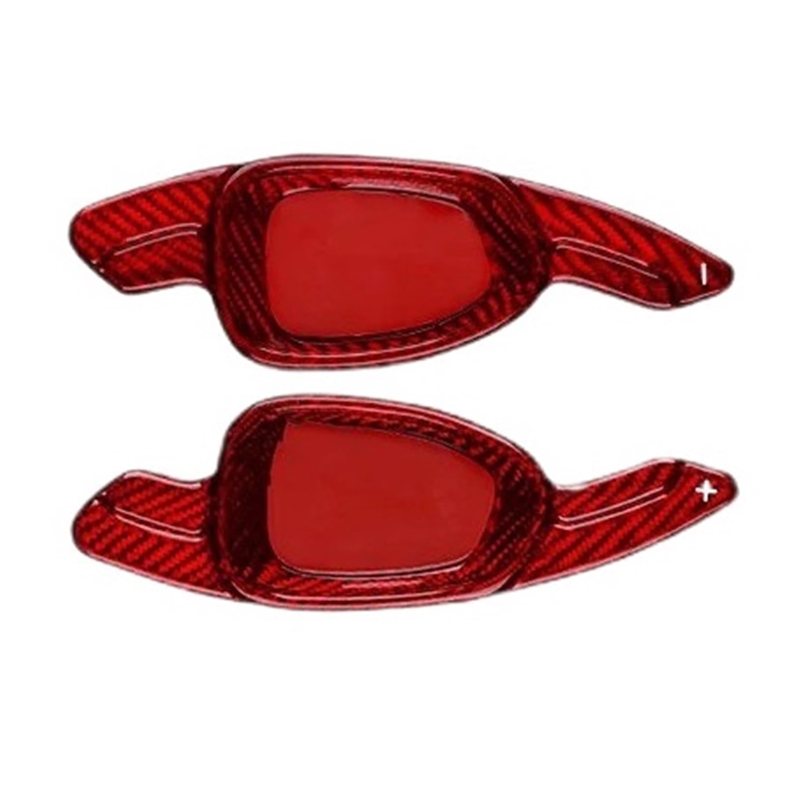 Immlsx Red Car Shift Paddle For A5 S3 S5 S6 Sq5 Rs3 Rs6 Rs7 Real Hard Carbon Fiber Extension Shift Interior Trim Car Wheel Paddle Shifter Gear Shifter Paddles(Red)