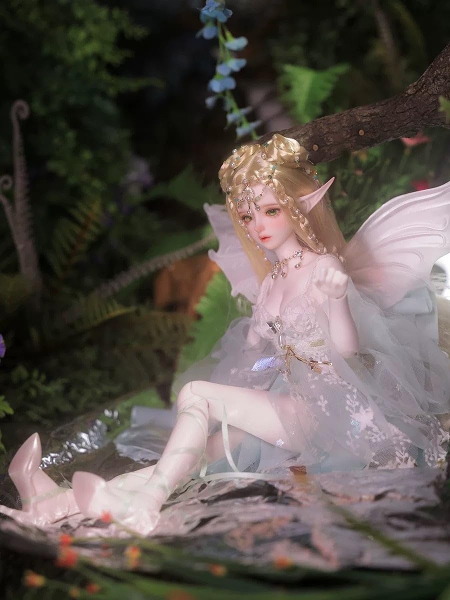 Amazon.co.jp: BJDドール妖精 天使 40cm！1/4 球体関節人形 SD DD BJD