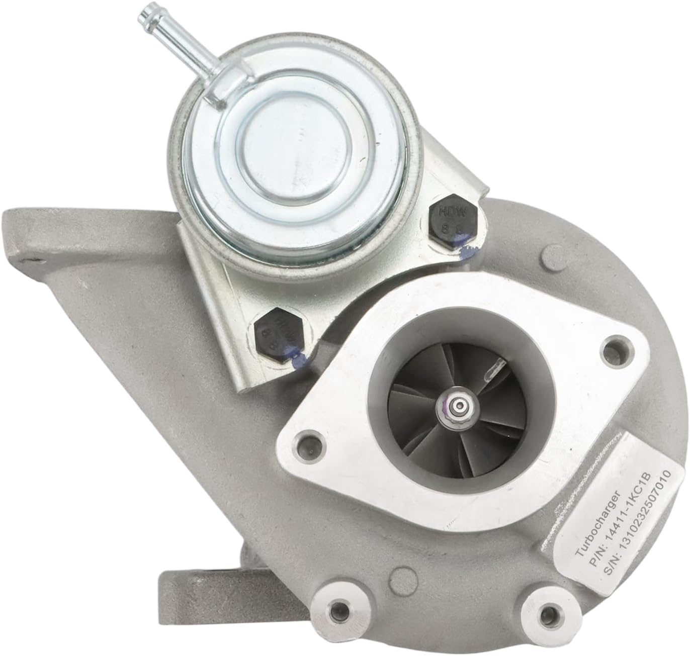 Turbo Turbocharger for Nlssan Juke L4 1.6L 2011-2017, Complete Replacement Turbo Charger Cartridge Kit with Electronic Actuator & Wastegate, Fits 14411-1KC1B