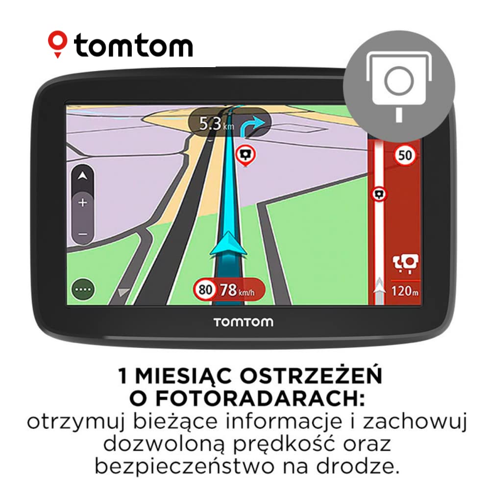 Tomtom Go Classic Nawigacja Samochodowa Gps, Czarny, 6"
