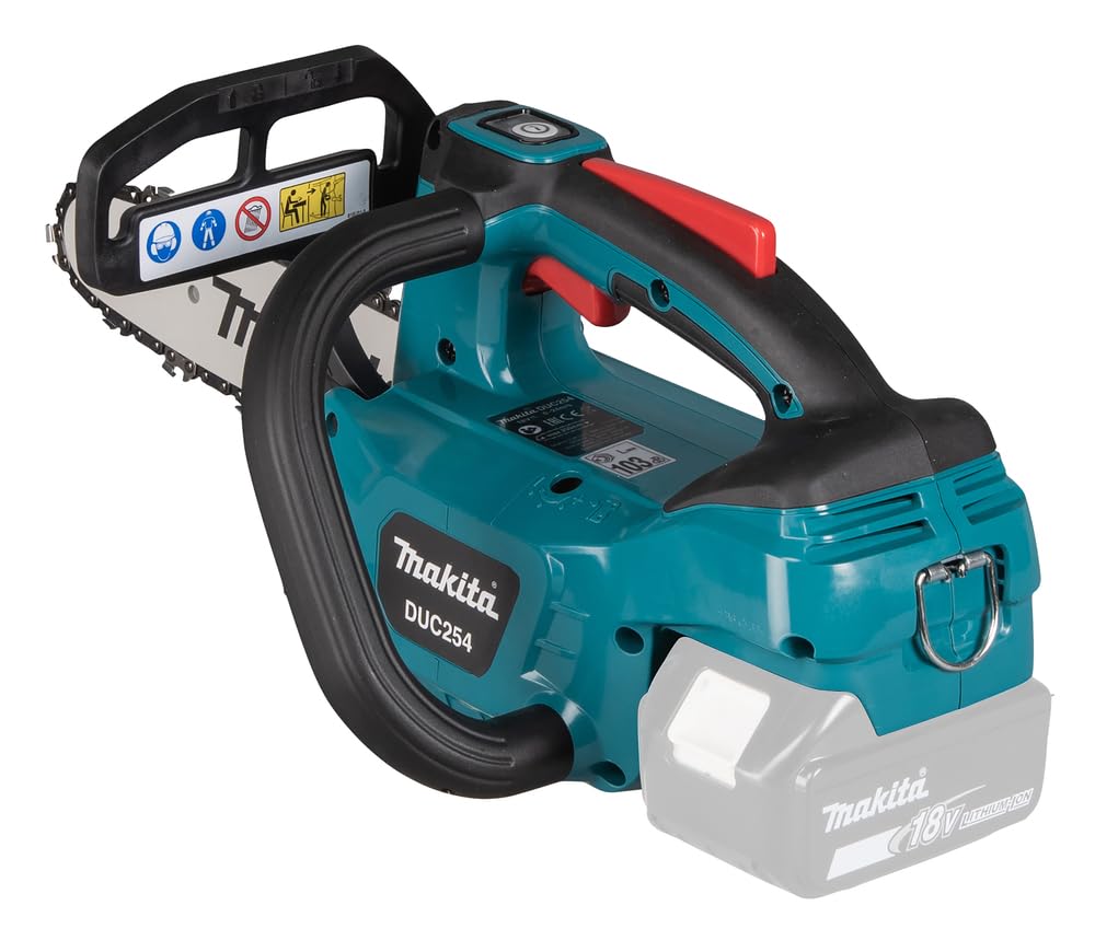 Makita DUC 254 Z 18 V Brushless Akku Kettensäge 25 cm Solo - ohne Akku und Ladegerät, Blau, Silber
