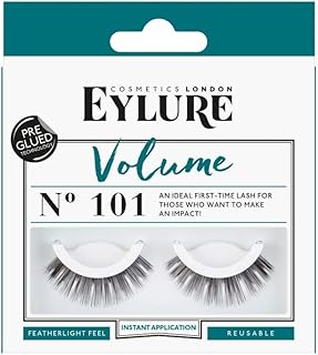 Volume Pre Glued False Eyelashes - No 101 by Eylure