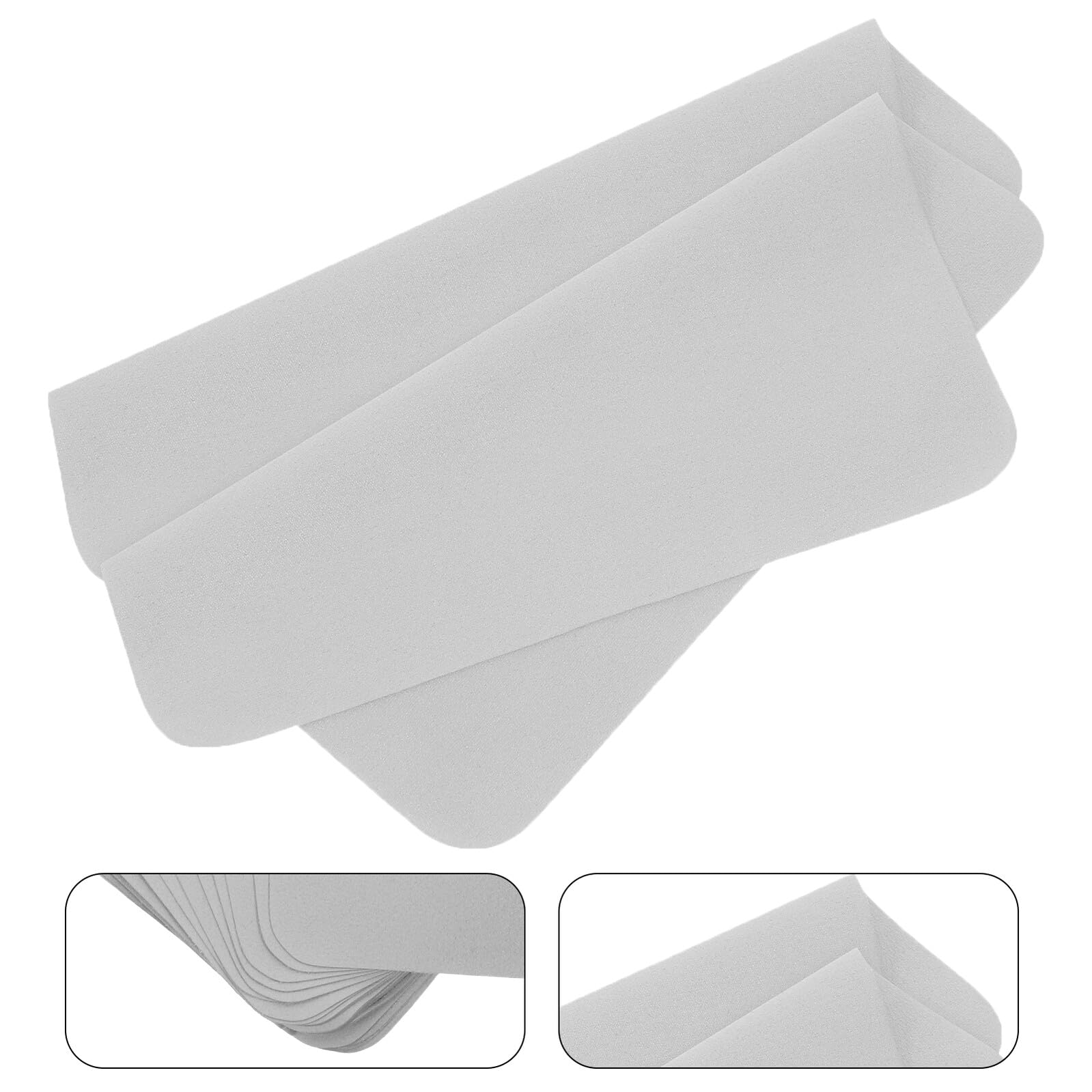 COLLBATH 100 Panni in Microfibra per la Pulizia degli Occhiali Lenti e Dispositivi Digitali Panno Ultrasottile e Riutilizzabile Colore Grigio Chiaro Dimensioni 67"X55" Adatto per