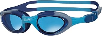 Zoggs Super Seal Junior Goggles | Quick Adjust Split Strap UV Protection Anti Fog Curved Lens Outdoor Swimming Sports