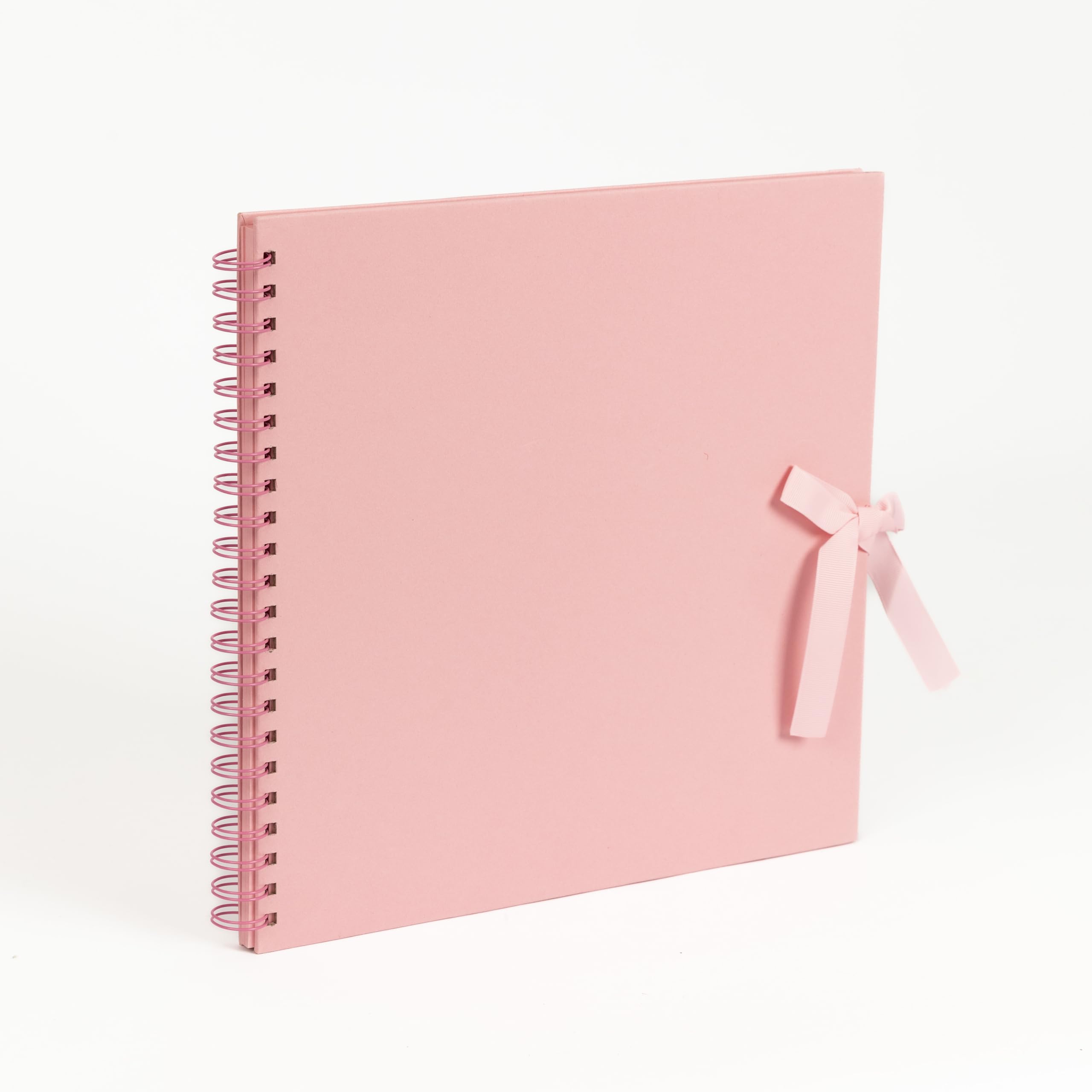 Scrapbook Photo Album Spiral Bound for Wedding Couple Travel Memory Book with 40 Pages - Large, 12 x 12" (Pink) - Image 3