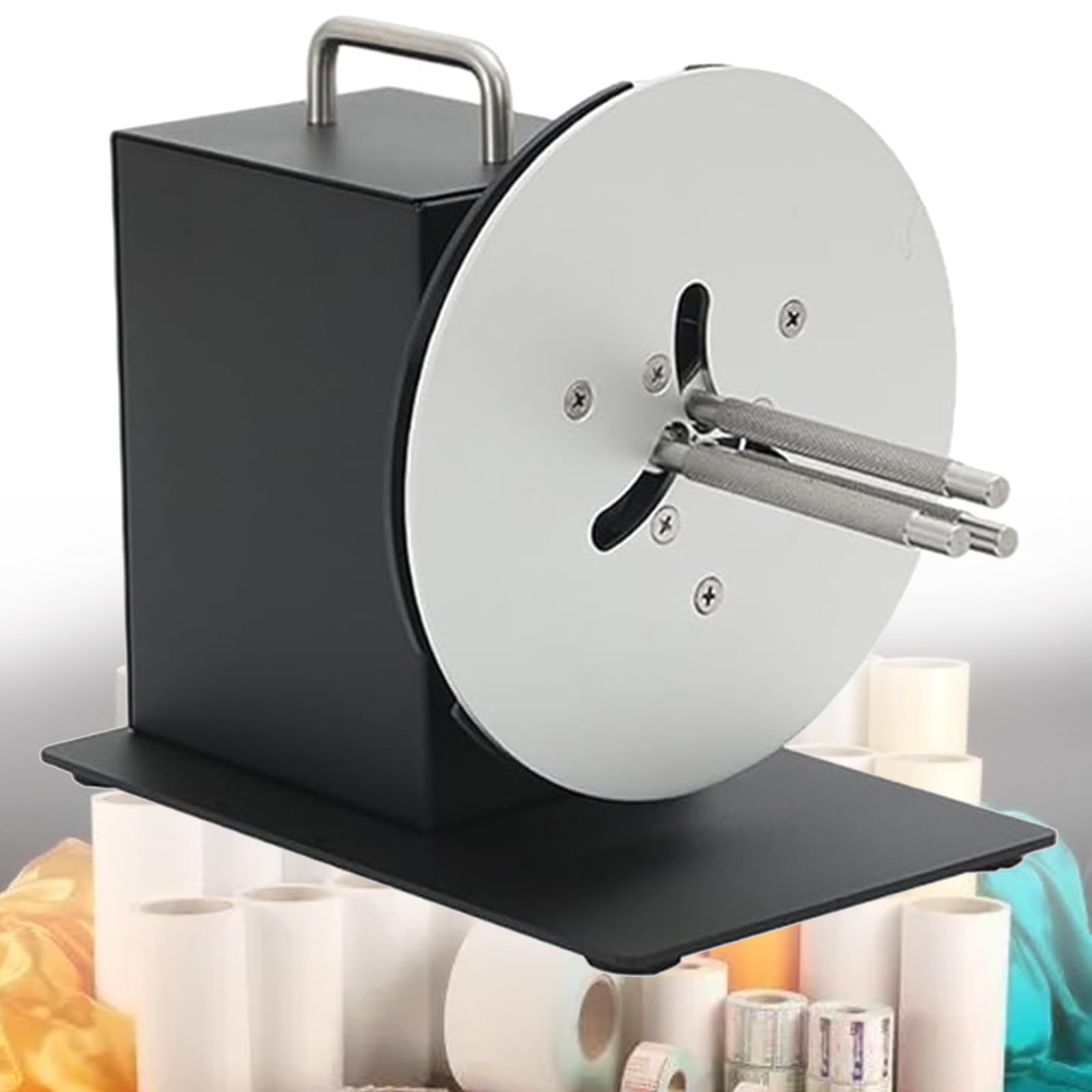Enrouleur automatique d'étiquettes avec noyau de rouleau réglable et contrôle de la vitesse pour les industries logistiques, médicales et électroniques