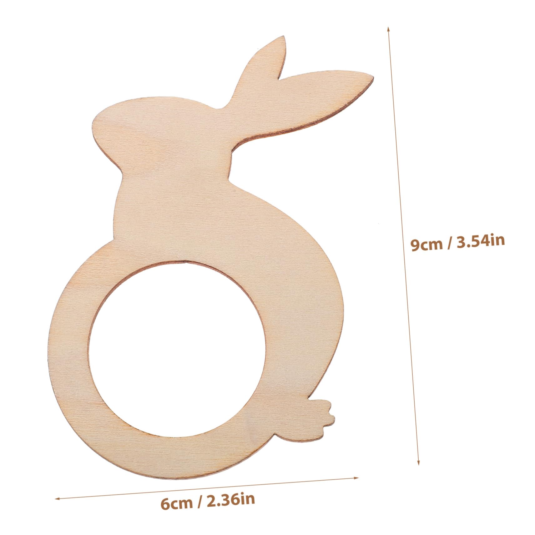 4 Set Portatovaglioli in Legno Fibbie Per Tovaglioli Dei Cartoni Animati Tovagliolo Da Tavolo Da Pranzo Fibbia Tovagliolo A Forma Di Coniglio Squisito Portatovagliolo 20 Pezzi*4